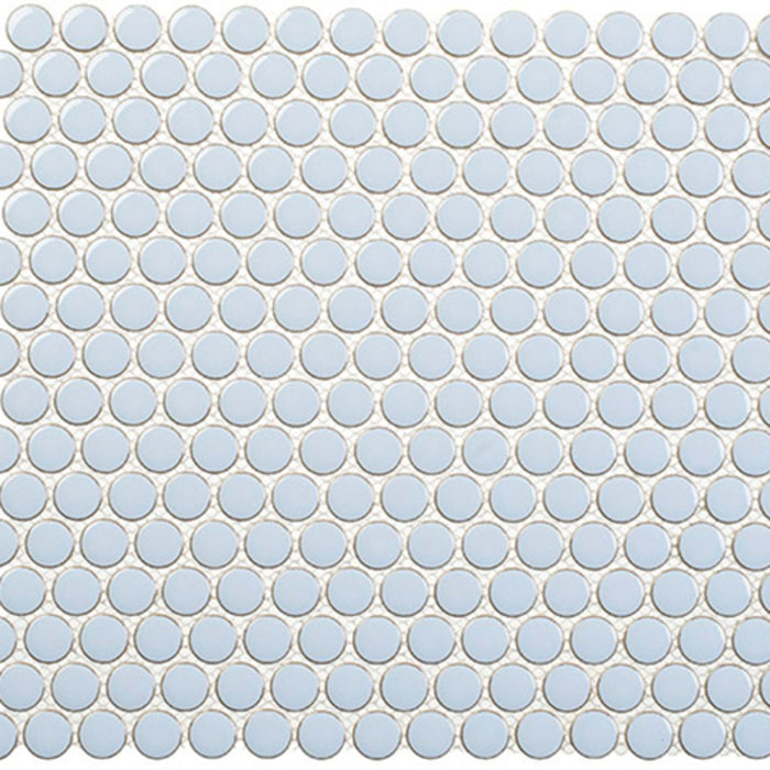 Effortless Collection - Penny Rounds in Kool Vibe Glass Tile