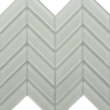 Edge in White Glass Tile