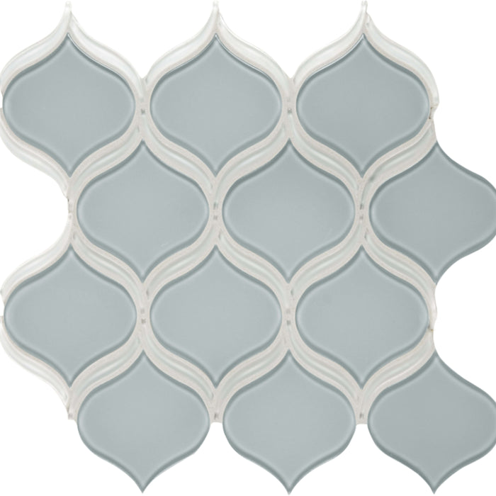 Element in Cloud Arabesque Mosaic Glass Tile