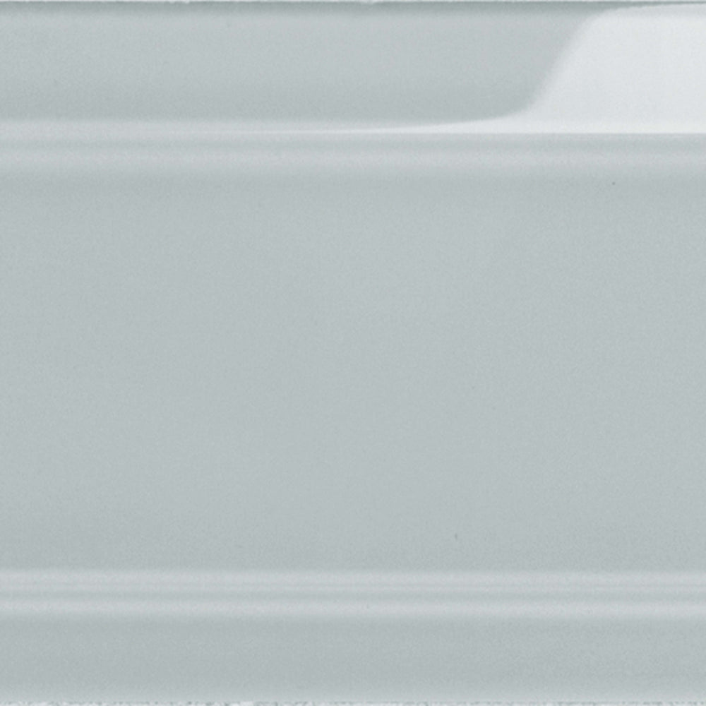 Element in Cloud Beveled 3x9 Glass Tile