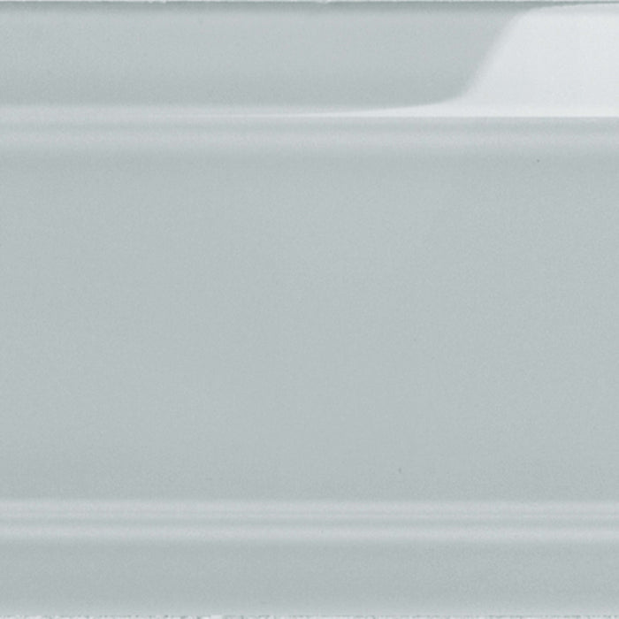 Element in Cloud Beveled 3x9 Glass Tile