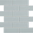 Element in Cloud Brick Mosaic 2x6 Glass Tile