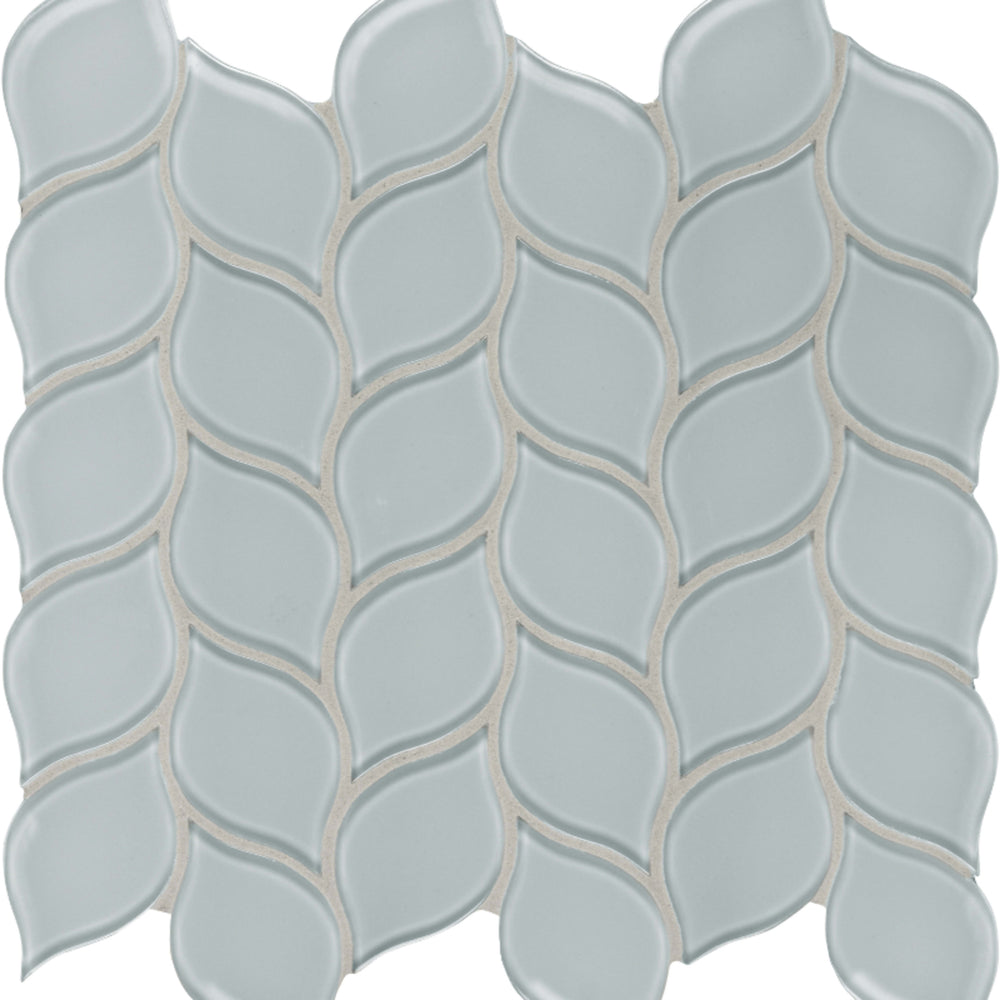 Element in Cloud Petal Mosaic Glass Tile