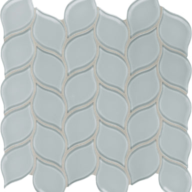 Element in Cloud Petal Mosaic Glass Tile