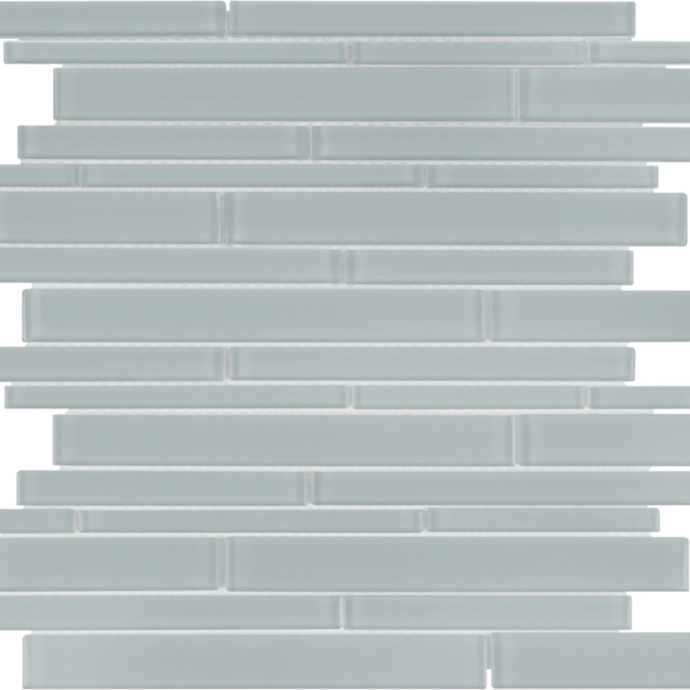 Element in Cloud Random Strip Mosaic Glass Tile