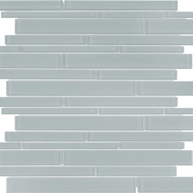 Element in Cloud Random Strip Mosaic Glass Tile
