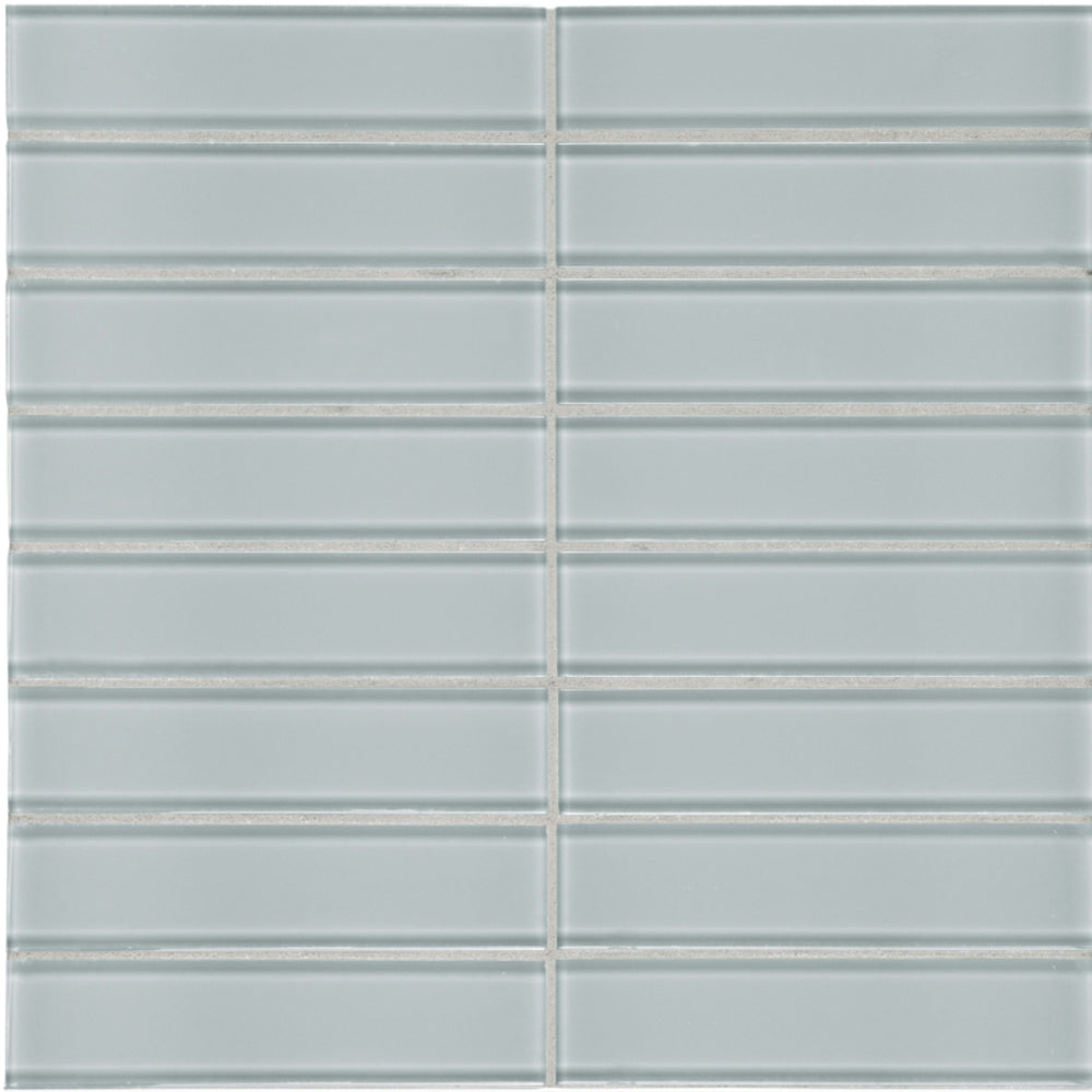 Element in Cloud Stacked Mosaic 1.5x6 Glass Tile