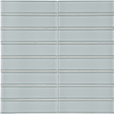 Element in Cloud Stacked Mosaic 1.5x6 Glass Tile