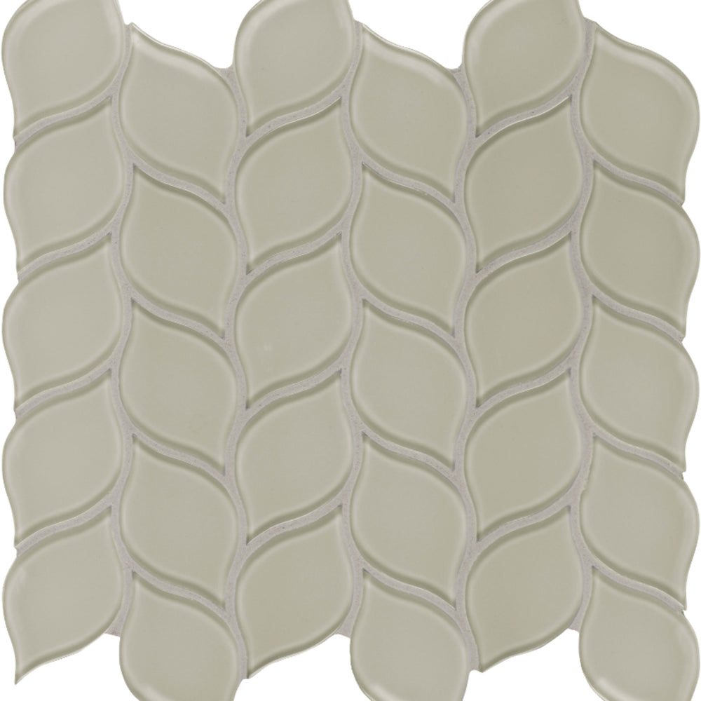 Element in Earth Petal Mosaic Glass Tile