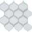Element in Ice Arabesque Mosaic Glass Tile