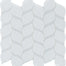 Element in Ice Petal Mosaic Glass Tile