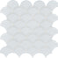 Element in Ice Scallop Mosaic Glass Tile