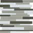 Element in Mineral Blend Random Strip Glass Tile