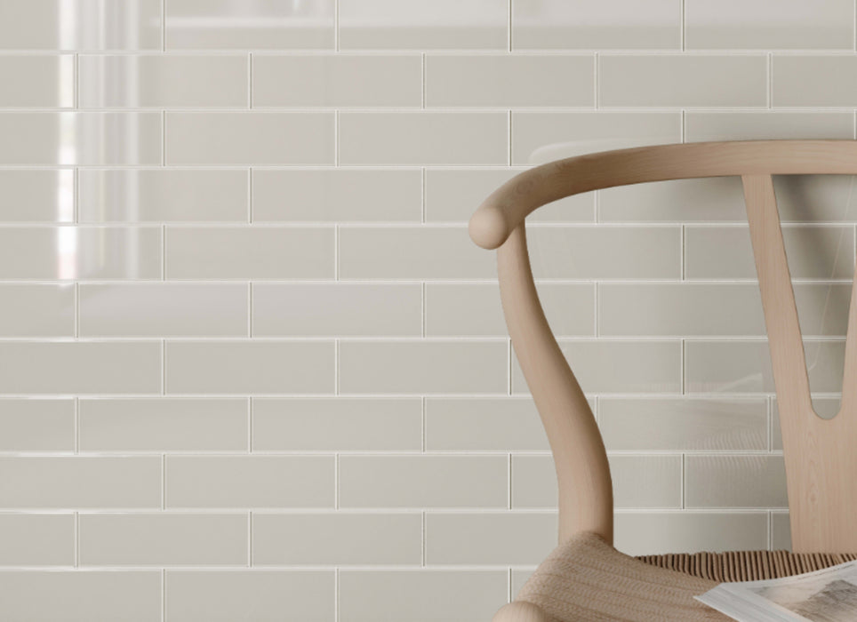 Element in Mist Brick Mosaic 2x6