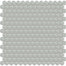 Element in Mist Penny Round Mosaic Glass Tile