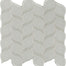 Element in Mist Petal Mosaic Glass Tile