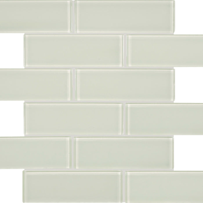 Element in Sand Brick Mosaic 2x6 Glass Tile