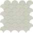 Element in Sand Scallop Mosaic Glass Tile