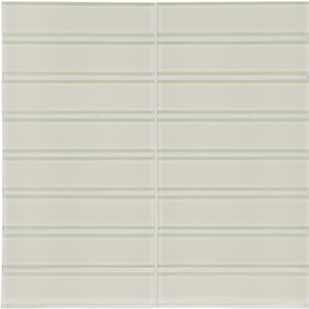 Element in Sand Stacked Mosaic 1.5x6 Glass Tile