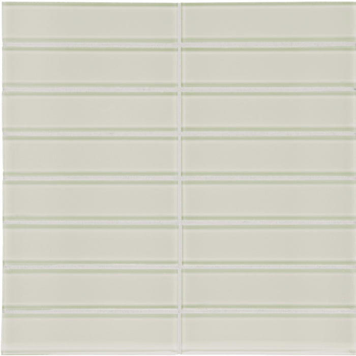 Element in Sand Stacked Mosaic 1.5x6 Glass Tile