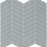 Element in Shadow Chevron Mosaic Glass Tile