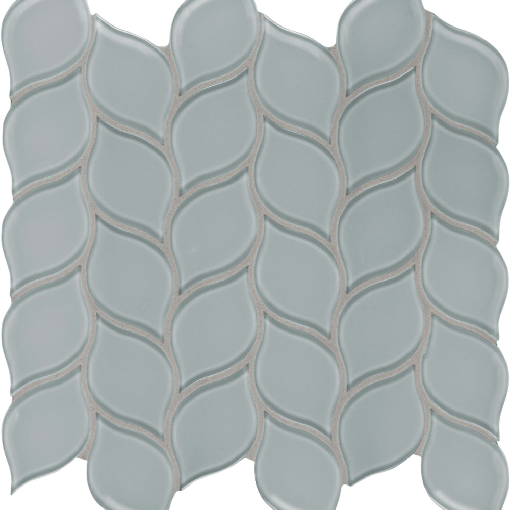 Element in Shadow Petal Mosaic Glass Tile