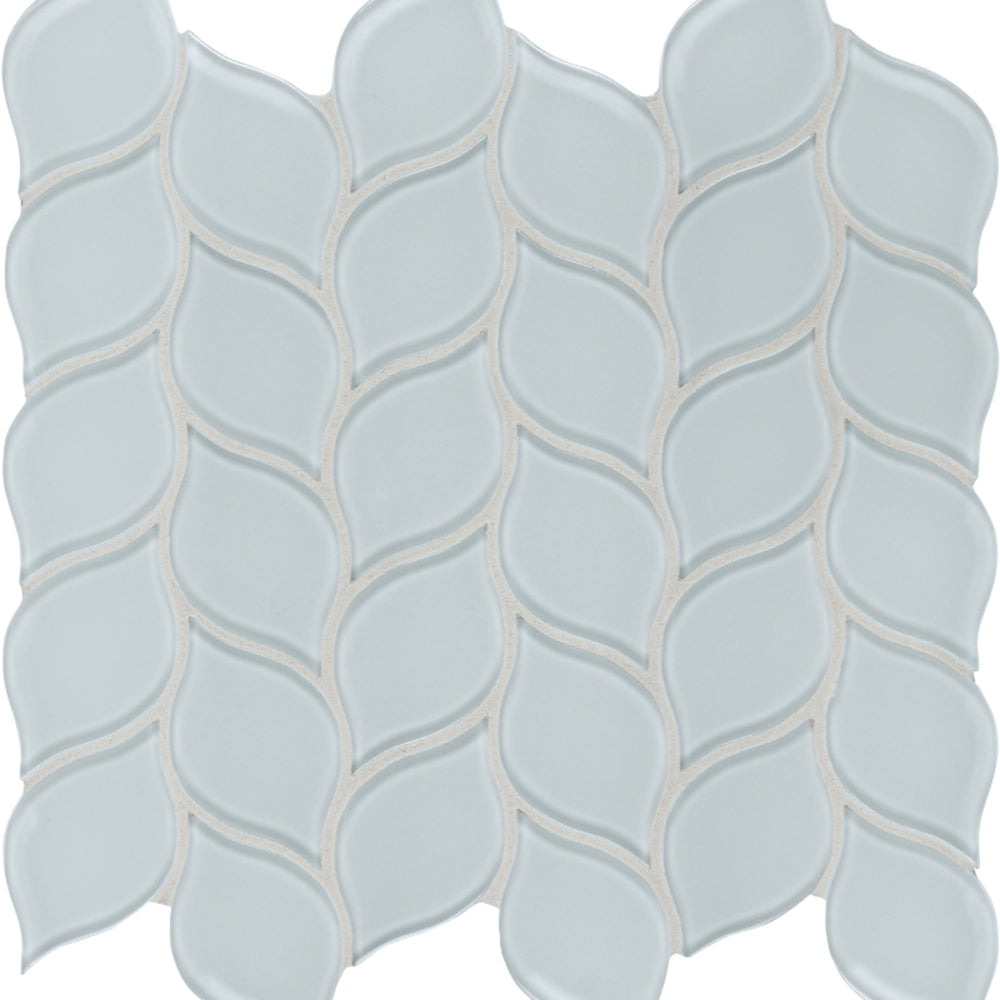 Element in Skylight Petal Mosaic Glass Tile