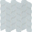 Element in Skylight Petal Mosaic Glass Tile