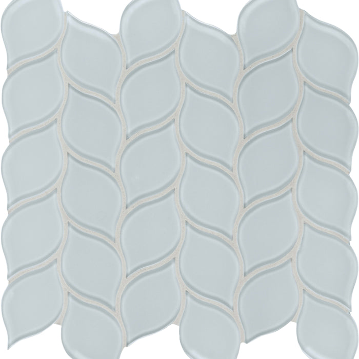 Element in Skylight Petal Mosaic Glass Tile