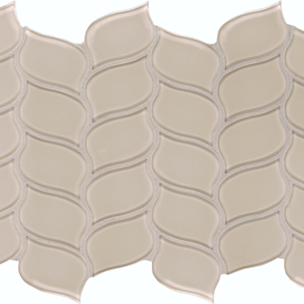 Element - Glass Petal in Earth - Glass Petal Tile