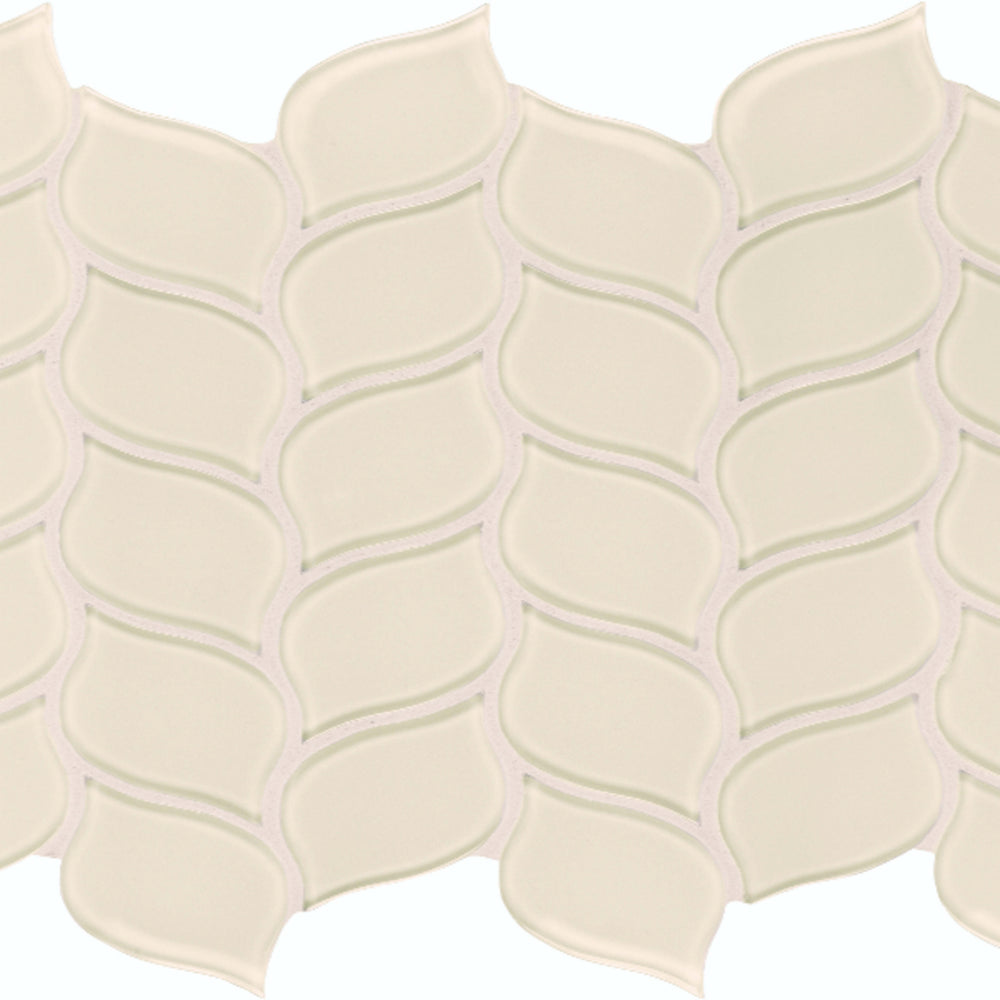 Element - Glass Petal in Sand - Glass Petal Tile