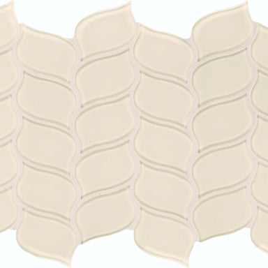 Element - Glass Petal in Sand - Glass Petal Tile