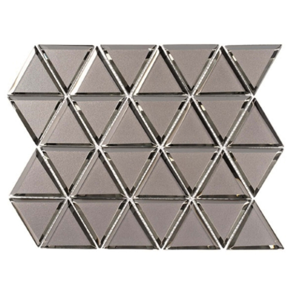 Pinwheel Collection in Ever White Glass Tile