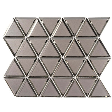 Pinwheel Collection in Ever White Glass Tile