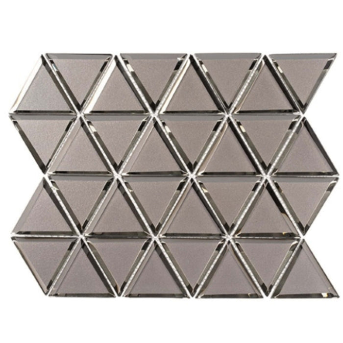 Pinwheel Collection in Ever White Glass Tile