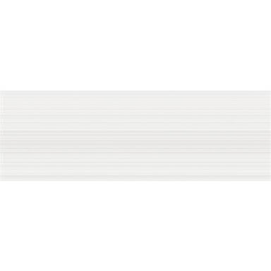 Vertigo in White Linear 10"x30" Tile