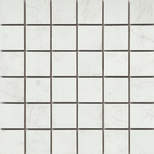 Sterlina II in White-Mosaic Mesh Matte