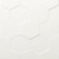 Center in Hex White Tile