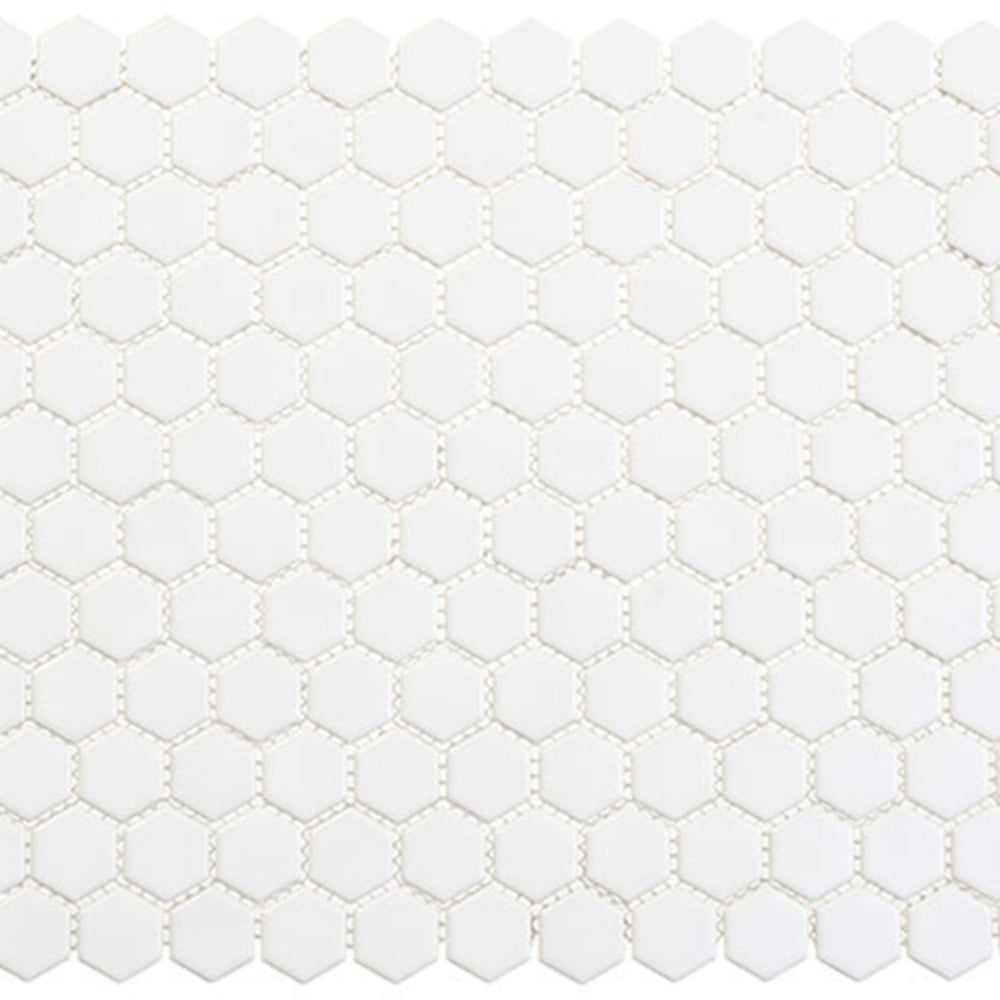 Freedom Avenue Collection - 3/4" Hex in Liberty Pure Glass Tile