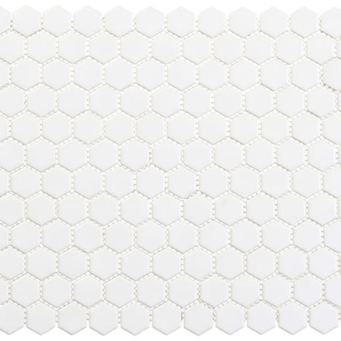 Freedom Avenue Collection - 3/4" Hex in Liberty Pure Glass Tile