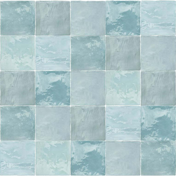Flash in Light Blue 5x5 Tile