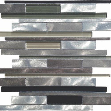 Metallica in Linear #1 Glass Tile