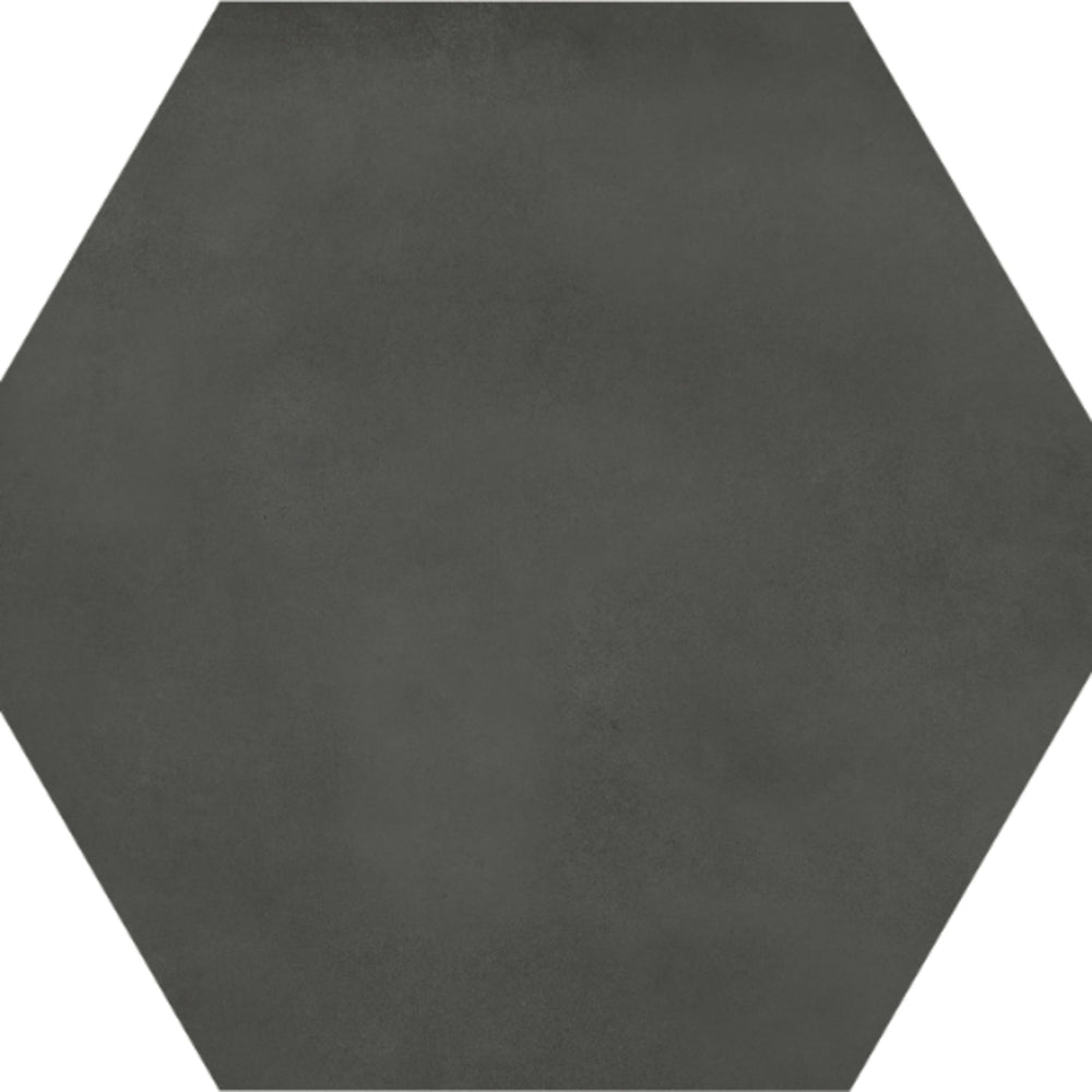 Form in Graphite Hex Tile