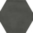 Form in Graphite Hex Tile