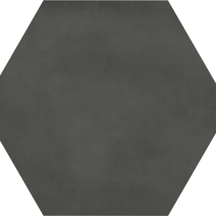 Form in Graphite Hex Tile