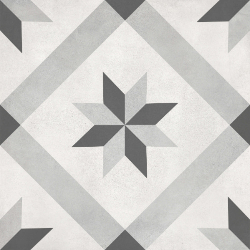Form in Ice Compass Deco Tile