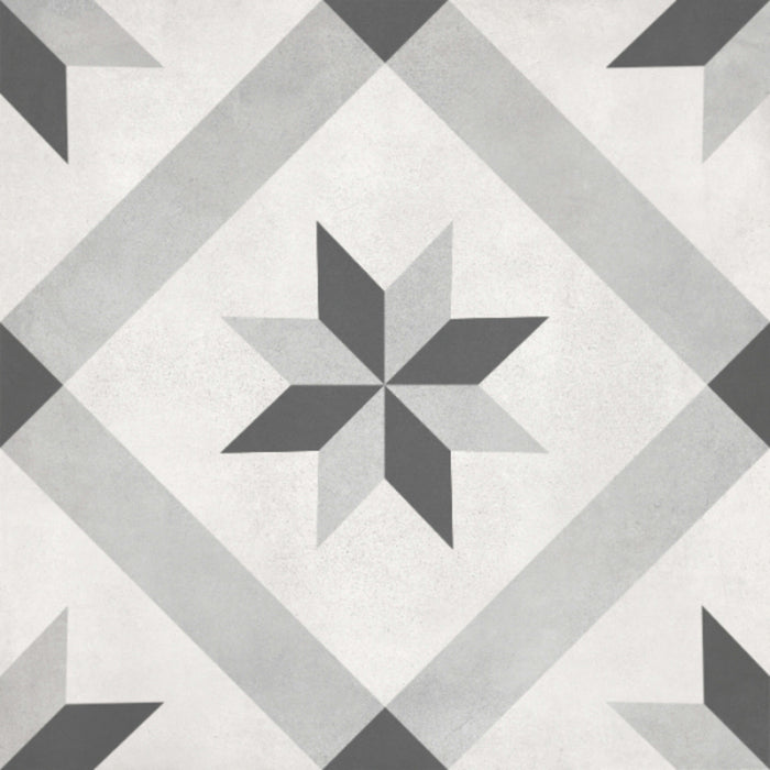 Form in Ice Compass Deco Tile