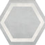 Form in Ice Hex Frame Tile