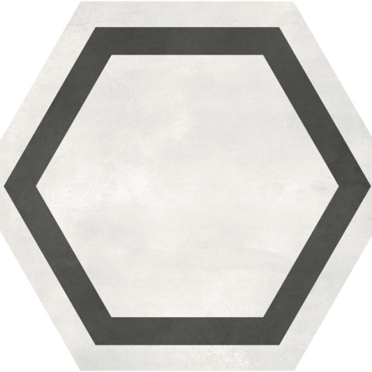 Form in Ivory Hex Frame