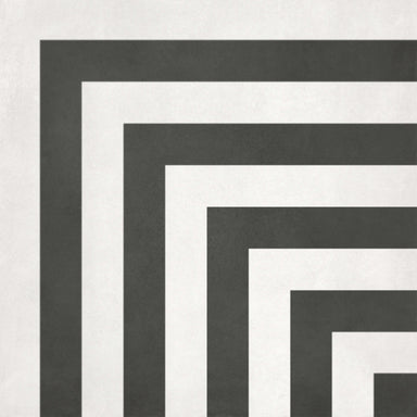 Form in Monochrome Geo Deco Tile